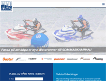 Tablet Screenshot of mmgmarine.se